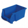 VISO Bac de rangement à bec 1L Spacy avec porte-étiquette en polypropylène Bleu L10 x H7 x P16 cm