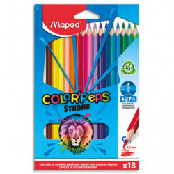 MAPED 18 crayons de couleur...