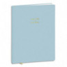 QUO VADIS Livre d'or Pastel 27x21cm 128 pages. Couverture effet soft Touch. Coloris bleu