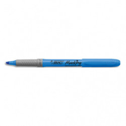 BIC Highlighter Grip Surligneurs Pointe Biseautée - Bleu