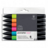 WINSOR & NEWTON Set de 6 NEON MARKER 7061