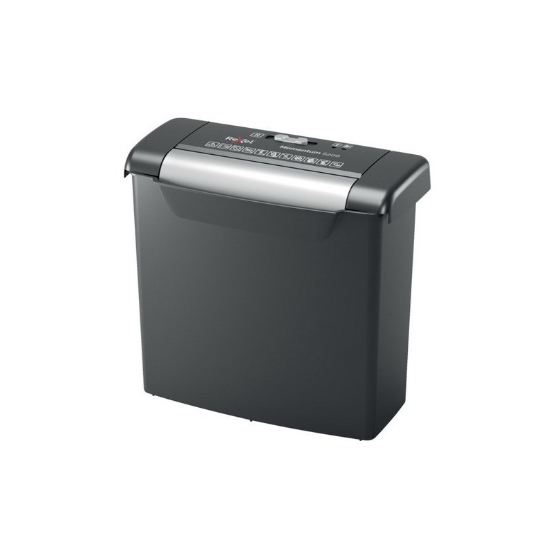 REXEL Destructeur de documents Momentum S206 P-2, coupe droite, 6mm, 6 feuilles, 9 litres, 2104568EU