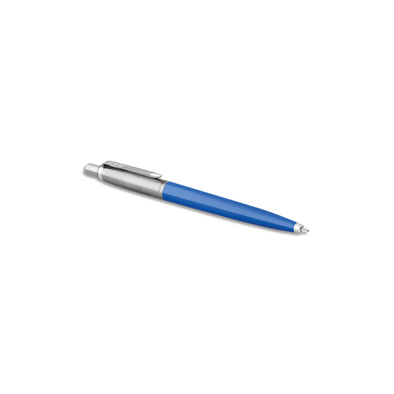 PARKER Stylo bille rétractable Jotter Original. Corps en plastique Bleu. Point moyenne. Rechargeable