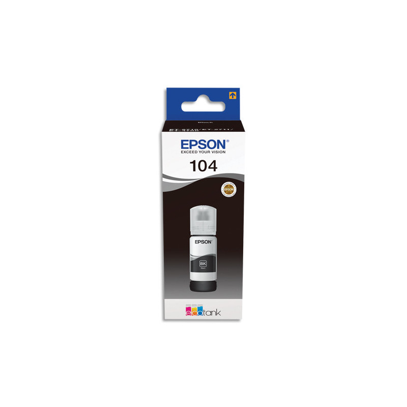 EPSON Bouteille Jet d'Encre 104 EcoTank Black - C13T00P140