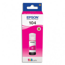 EPSON Bouteille Jet d'Encre 104 EcoTank Magenta - C13T00P340