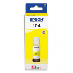 EPSON Bouteille Jet d'Encre 104 EcoTank Yellow - C13T00P440