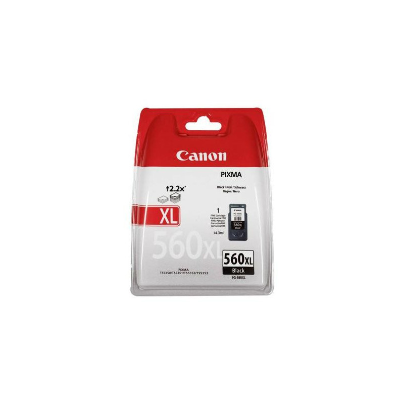 CANON Cartouche Jet d'encre Noir xl PG560XL 3712C001